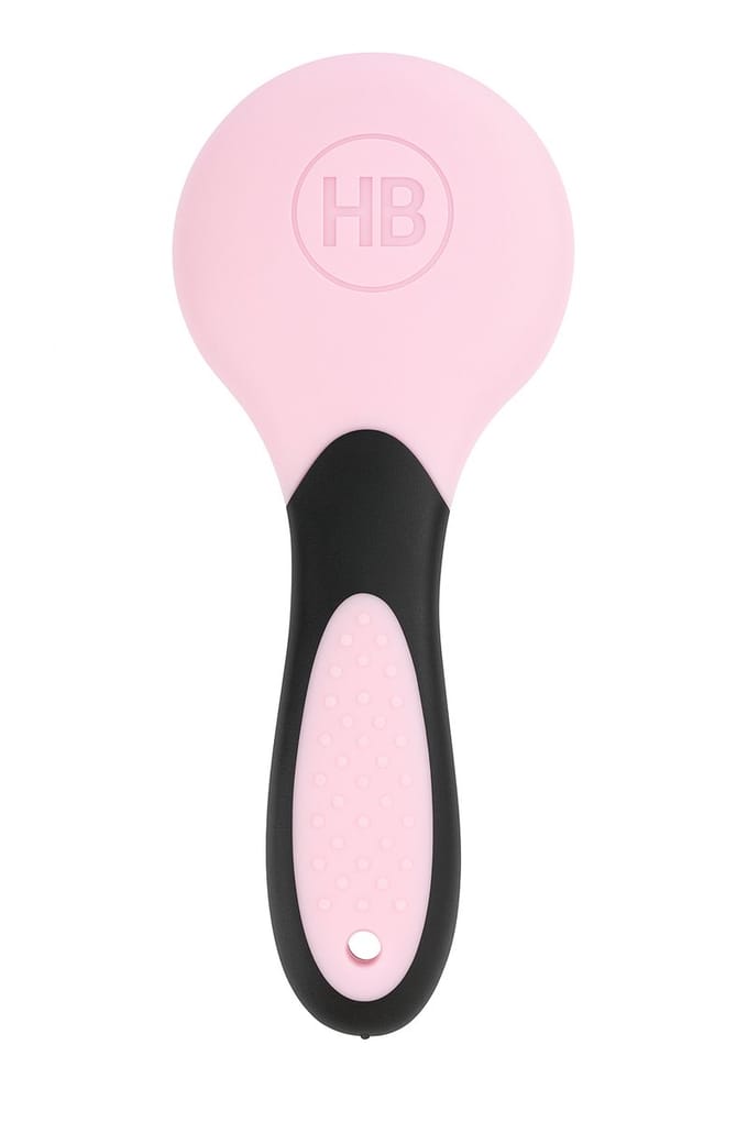 HB Ruitersport - Staart & Manenborstel - Soft Touch Handvat - Roze