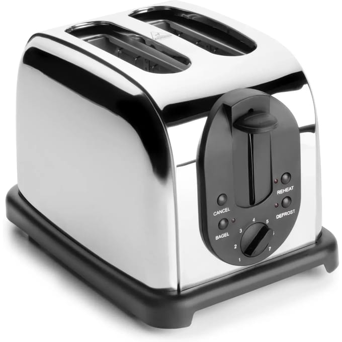 Automatische broodrooster 2 sneden gebogen Lacor