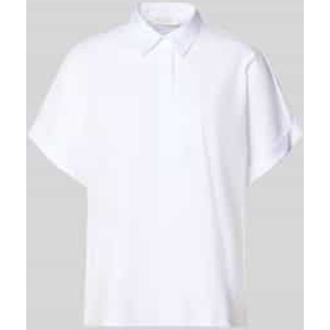 Blouse met korte verborgen knoopsluiting