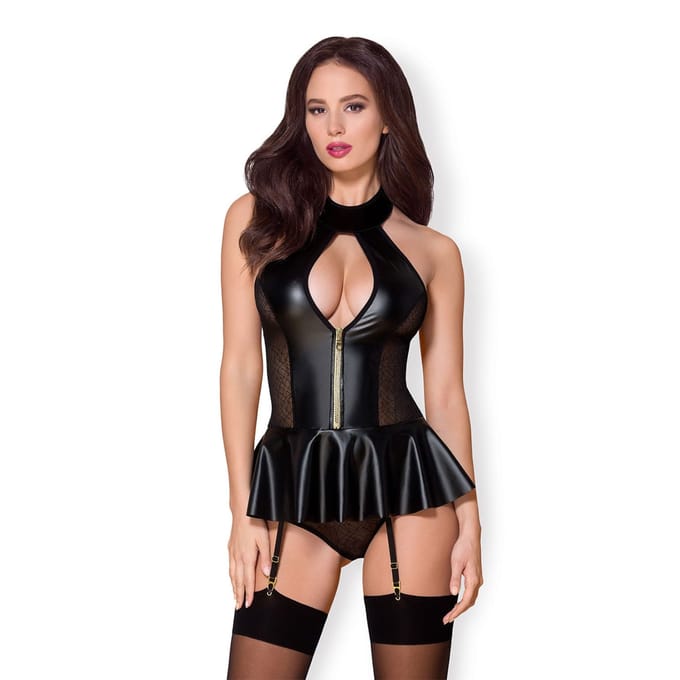 Obsessive Sexy Korset met String – Erotisch Korset – Maat S/M –  Zwart