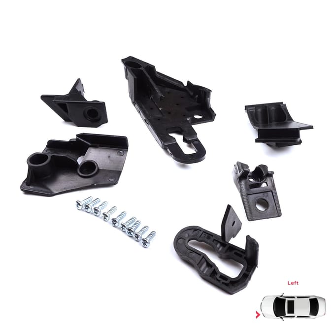 BHL563-1 Support de Phare Support de Montage Jeu de Languettes Côté Gauche pour Seat Leon Cupra MK4 KL1 KL8 2020-On 5FA998225