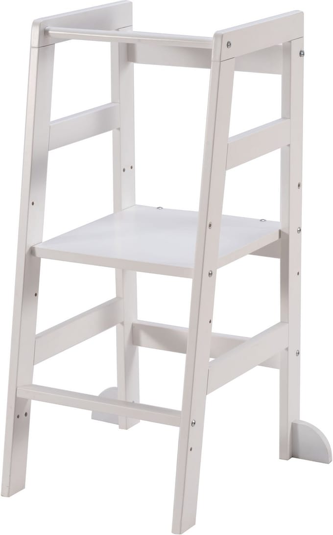 Cabino Leertoren - Learning Tower/ Keukentoren Felix -Verstelbaar - 90x40x49 cm - Wit