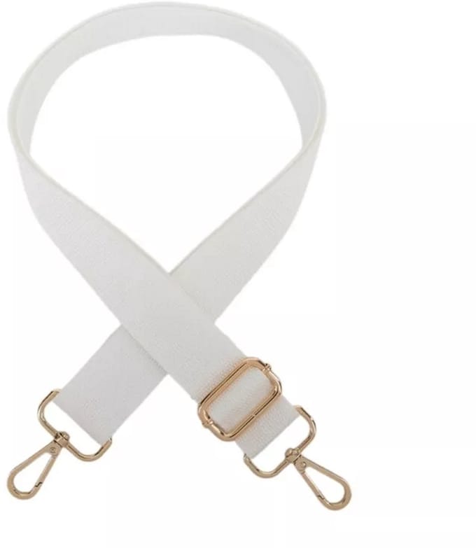 Bag strap - Tas strap - Tassen hengsel - 130 cm - Wit