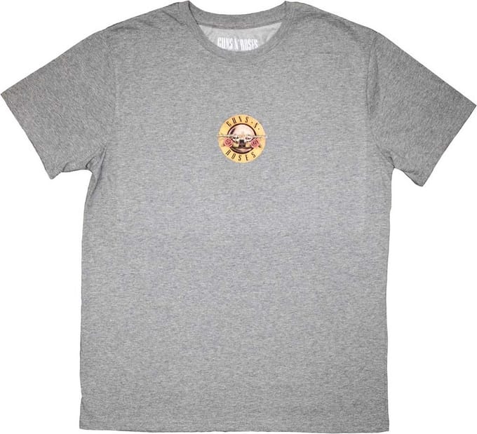 Guns N' Roses - Mini Circle Logo Heren T-shirt - S - Grijs