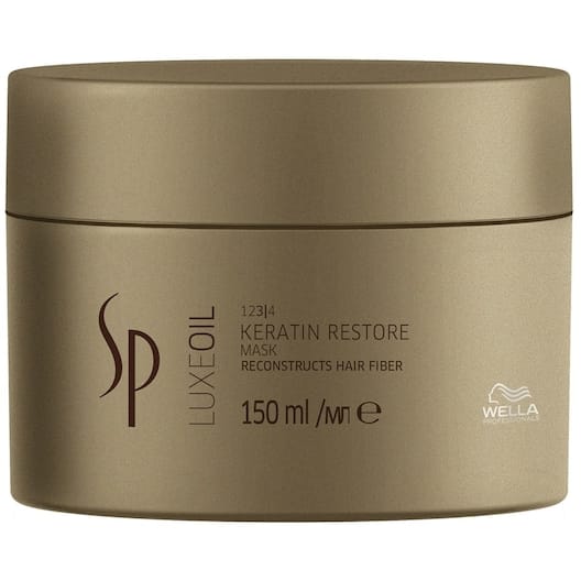 Wella Luxe Oil Keratin Restore Mask Haarbehandeling voor droog haar Dames 150 ml