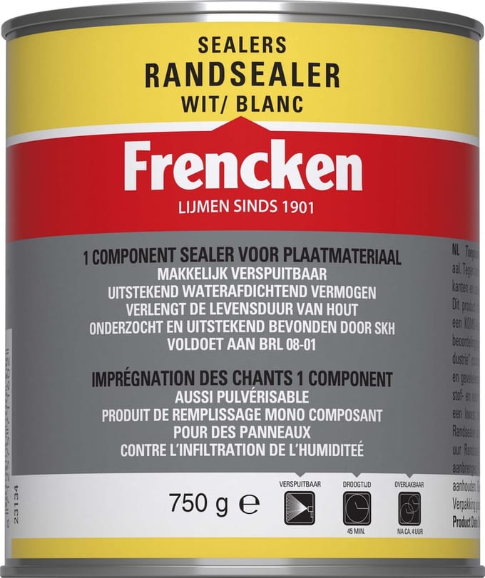 Frencken Randsealer | 750ml | 1 Component | 71160 | Wit