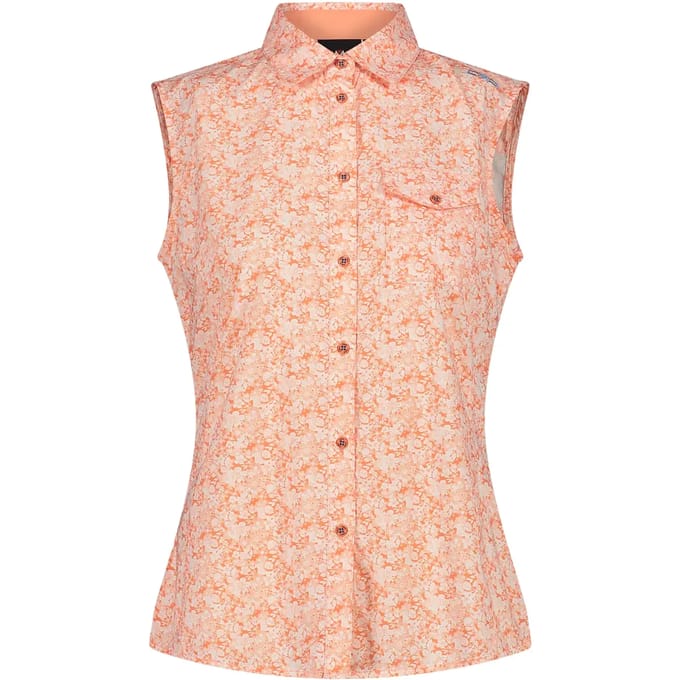 Cmp 33s5686 Mouwloos Shirt Oranje XL Vrouw