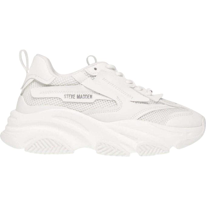 Steve Madden Possession-E sneakers met dikke plateauzool voor dames (Wit)