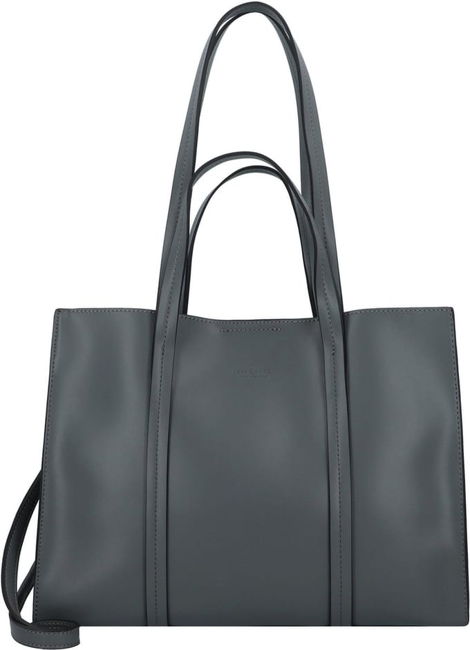 SEIDENFELT MANUFAKTUR Svajde Shopper Bag Anthracite Donkergrijs