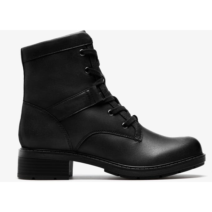 Hearth Parker Zwarte Leren Boots