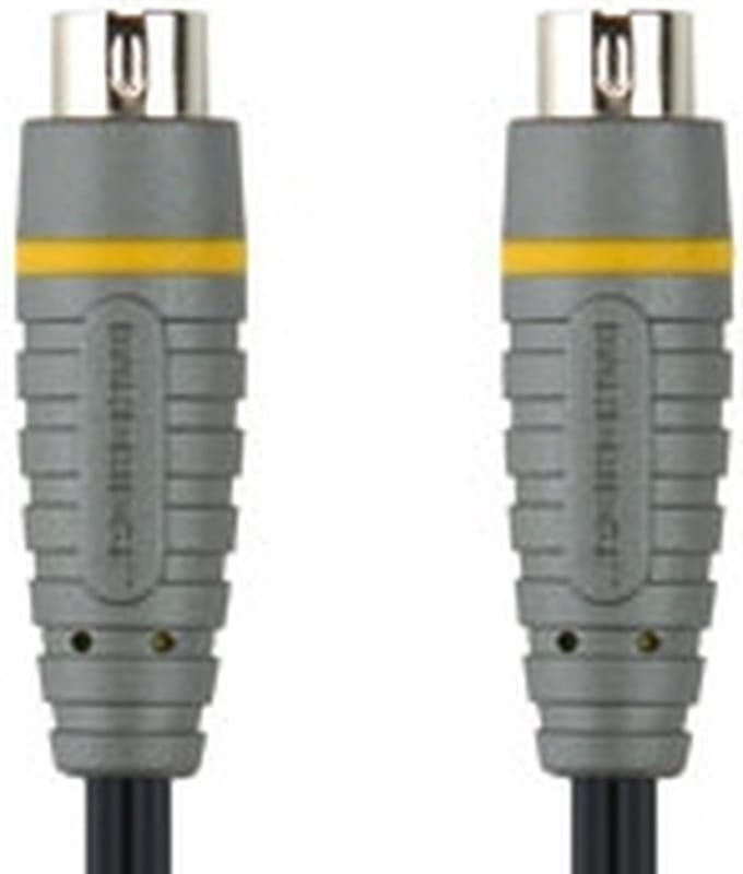 Bandridge BVL6615 S-videokabel 15 m S-Video (4-pin) Zwart, Grijs