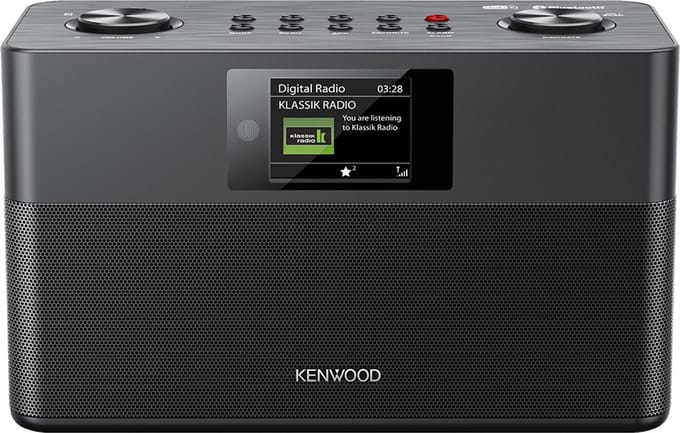Kenwood CR-ST85DAB Compacte Stereo Radio met DAB+ en Bluetooth Audio - Zwart