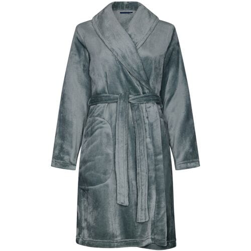 Pastunette Badjas - Mellow - Groen - Fleece - Maat L