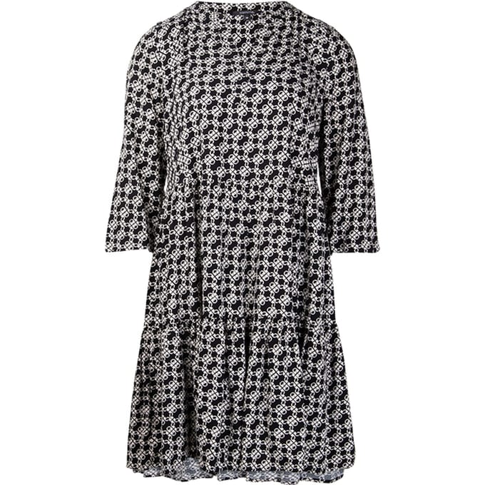 Comma  Dresses Black-white Taglia: 36 | Abiti Midi Outlet | Donna | Nero