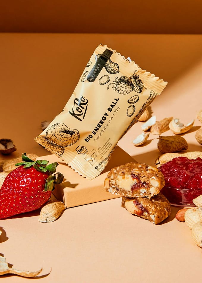 Bio vegan energy ball peanut butter & jelly 30 g