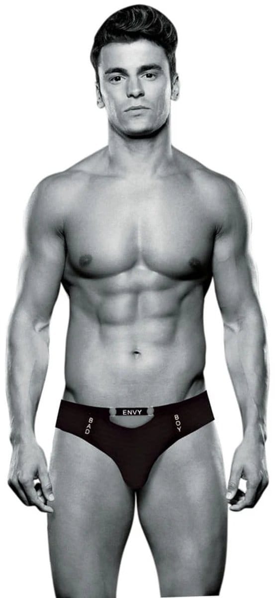 Envy - Bad Boy Thong - Heren sexy ondergoed - String voor mannen - Zwart, maat S/M