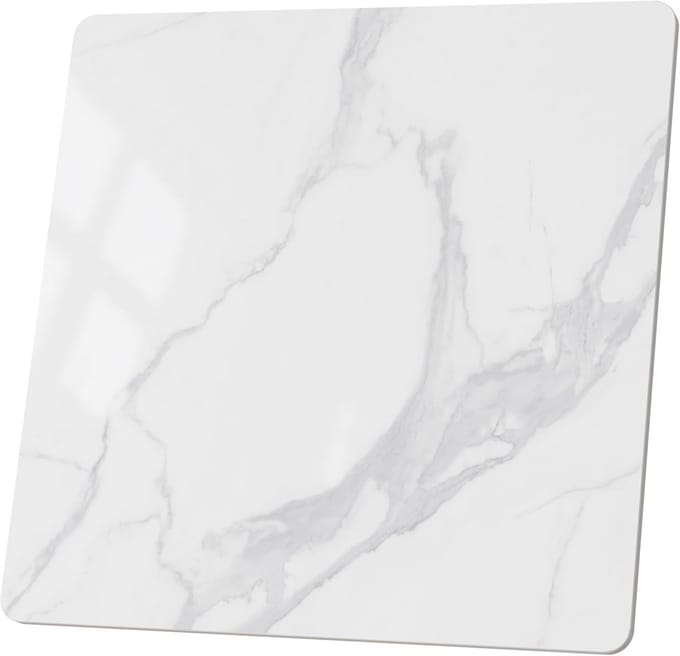Tafelblad Gesinterd Steen - Vierkant Blad - Binnen Buiten - All Seasons Geschikt - 80x80cm