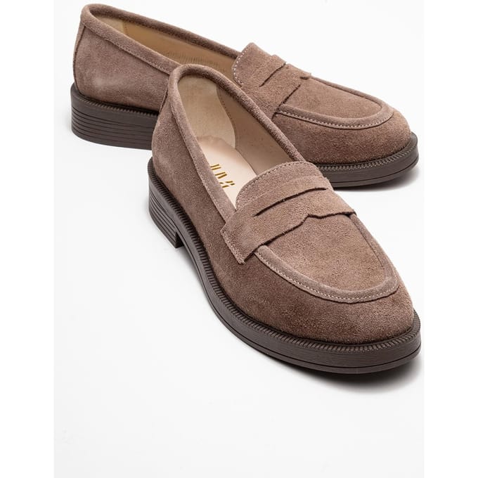 Bree Platform Penny Leren Loafer