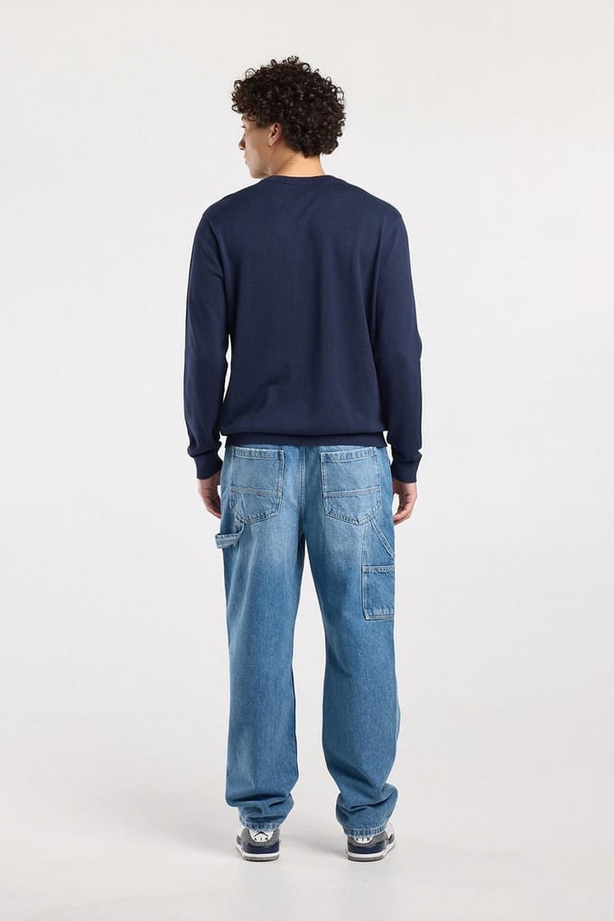 America Today Kay Dark Blue Maat: M | Sweaters Outlet | Heren | Blauw