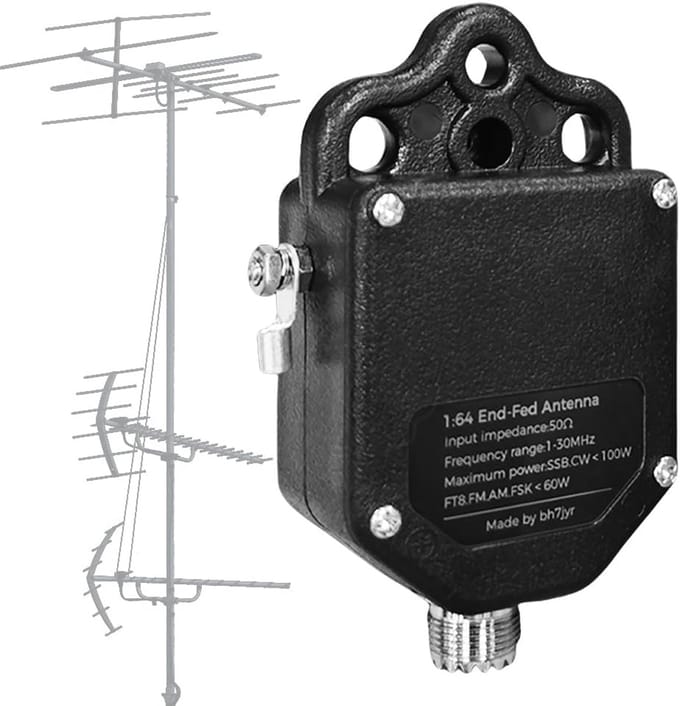 Radioantenne Eindvoeding - Draagbare Antenne - Buiten Luisteren - 4 tot 8 Banden - 110mm Breed