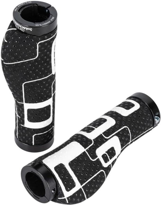 Stuurgrepen Fiets - Handvatten Fiets - Comfortabel Fietsen - Ergonomisch Ontwerp - Universele Maat - Wit