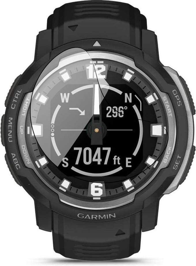 Screenprotector geschikt voor Garmin Intinct Crossover / Solar / Solar Tactical - 1x FlexGuard Screen Protector