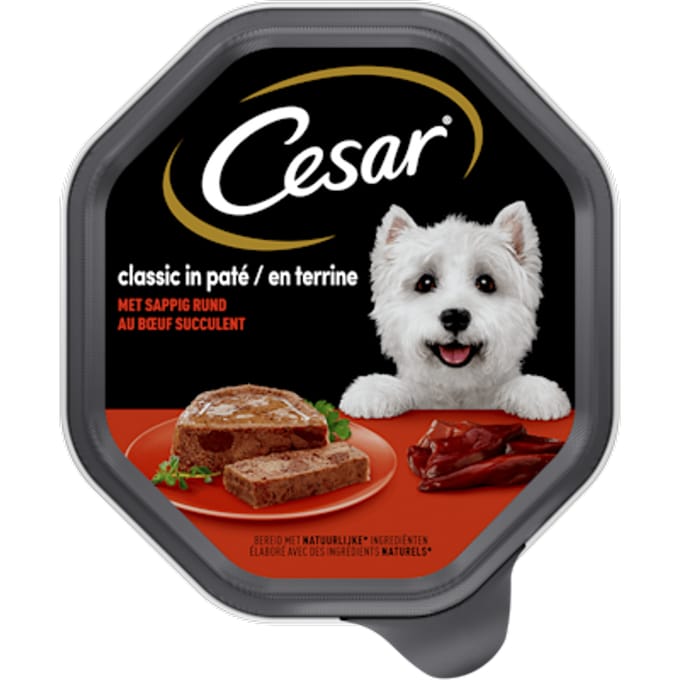 Cesar Classic Rund - Hond - Volledig natvoer - 14 x 150 gr