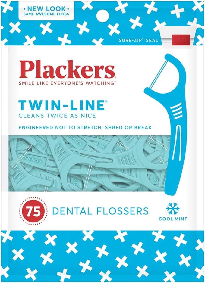 Tandflossers Twin Line - 75 Stuks