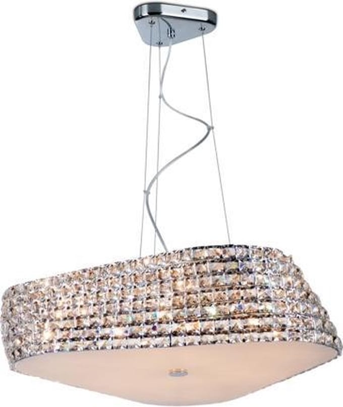 Hanglamp Trium Crystal Ø65cm - chroom - 6x42w G9