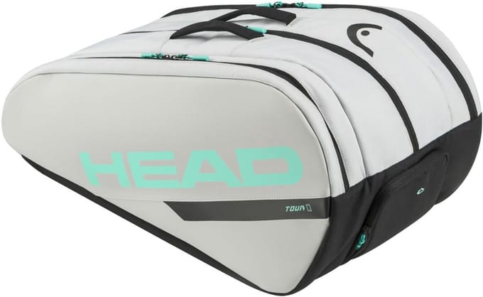 Ruime Padel Bag met Uitbreidbare Racket Pocket en Accessoirevak