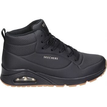 Skechers Uno Stand High dames sneaker - Zwart