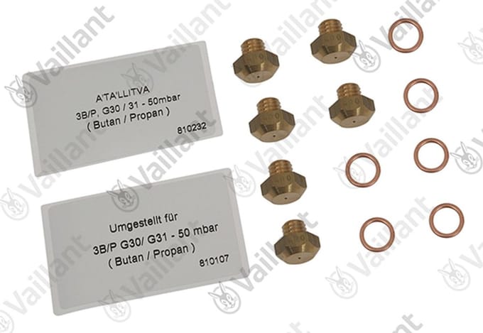VAILLANT Sproeierombouwset, 6 Sproeiers-D 0,85 VK 10-25/6-1 E-C o.a. Vaillant-Nr. , 200136