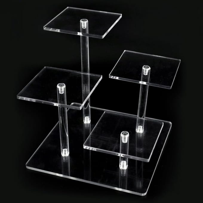 Multilayer Acryl Riser Rack voor Presentatie - Display Stand voor Parfum, Sieraden en Cosmetica Verzamelobjecten