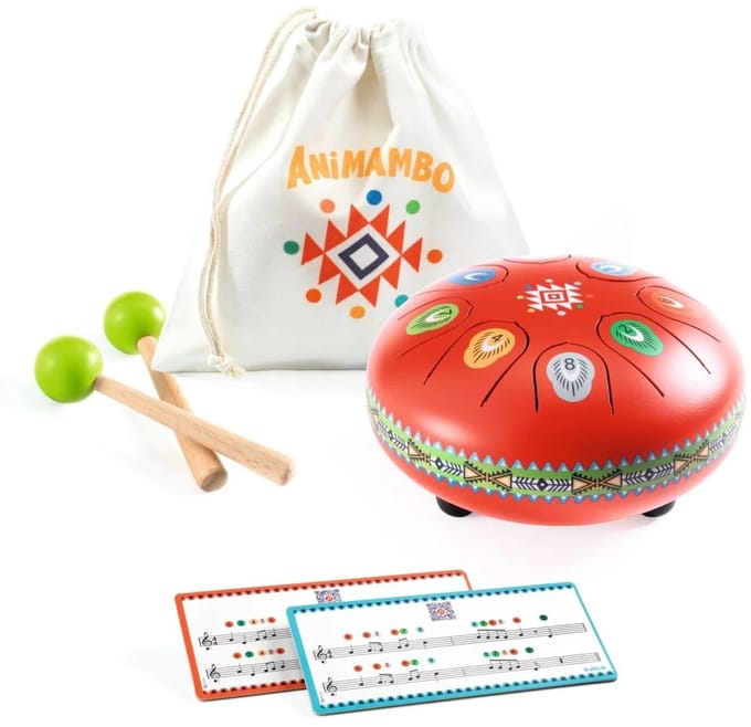 Djeco | tongdrum rood - 8 noten