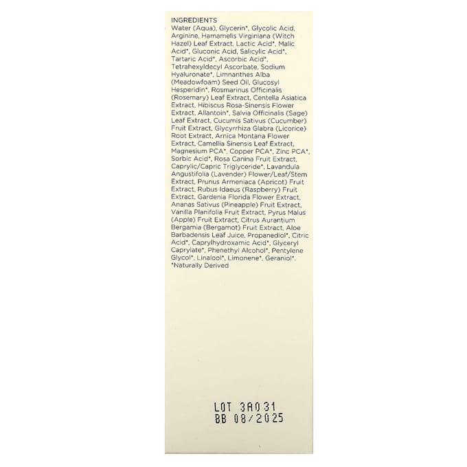 InstaNatural, Tonique AHA Glycolique à 7%, 4 fl oz (120 ml) white