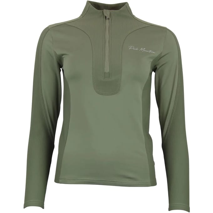 Dames met lange mouwen zip T-shirt Peak Mountain Aramis