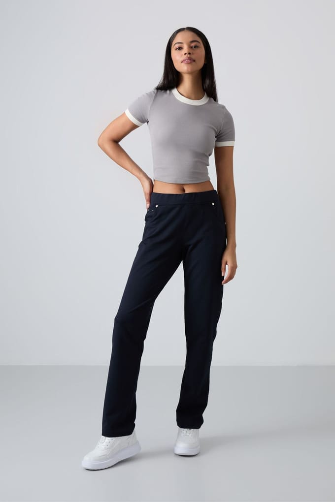 Dames Relaxed Straight-Leg Sweathose