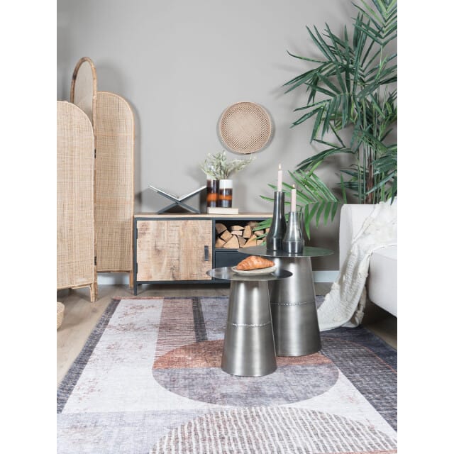 Vloerkleed Ova 200 x 290 cm - Vloerkleed met Grafisch Patroon