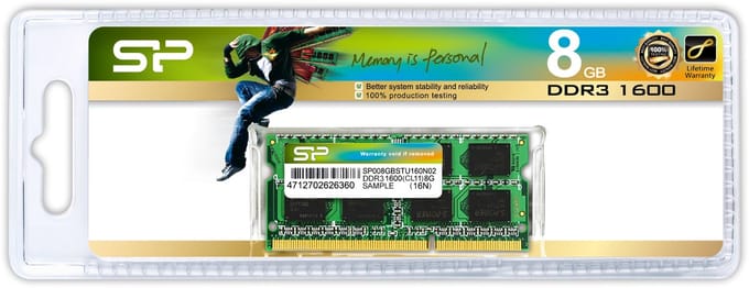 RAM Memory Silicon Power SP008GBSTU160N02 8 GB DDR3L 1600Mhz