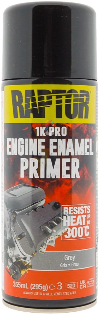 Raptor Engine Enamel - Motorblok Verf PRIMER GRIJS spuitbus 400ml