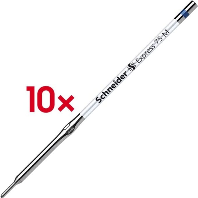 Standaardvulling SCHNEIDER Express 75, blauw, 10 stuks