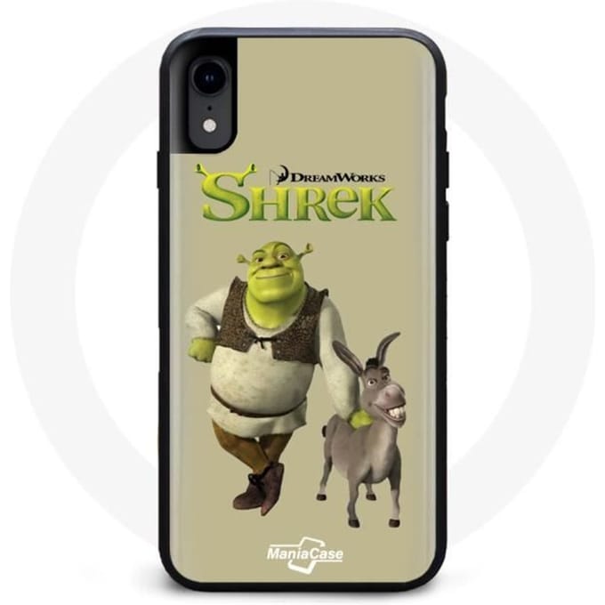 Coque Iphone X shrek and donkey
