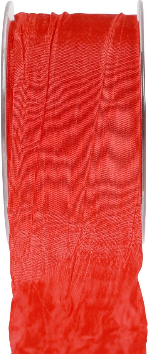 Ribbon Crash sierlint cadeaulint rood 50mm 20m