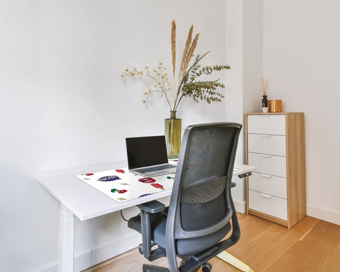 Coloray Bureau Onderlegger - Kersenlippen Onderlegger Bureau - 100 cm x 50 cm - Wit Bureau Onderlegger - Bureau Onderlegger Groot - Bureau Onderlegger XXL - Computer Mat - Bureau Pad