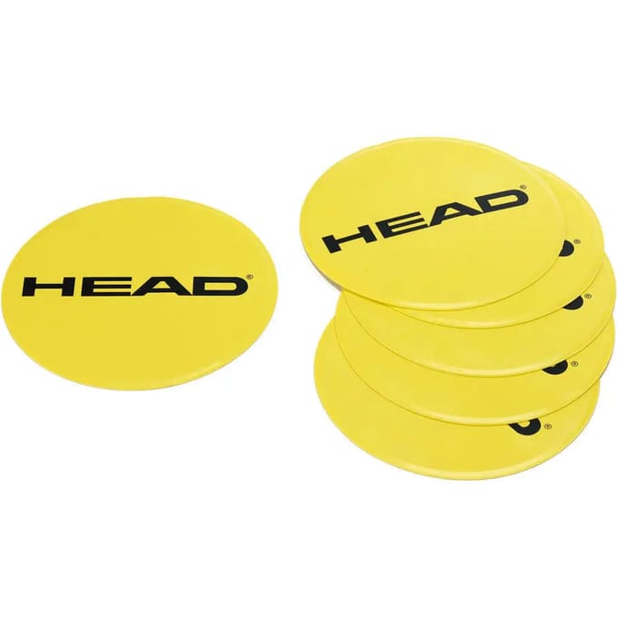 HEAD Doelmarkering Verpakking 6 Stuks Rond-Geel