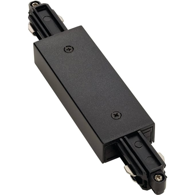 SLV 1-Fase Railconnector Met Voeding Zwart - 143100