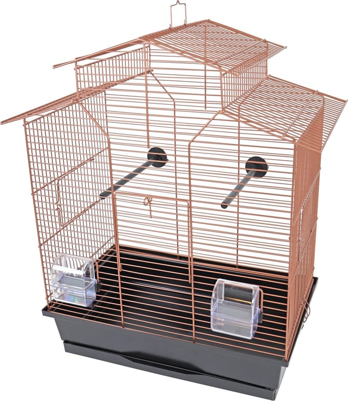 Interzoo Vogelkooi Iza 2 Koper/zwart