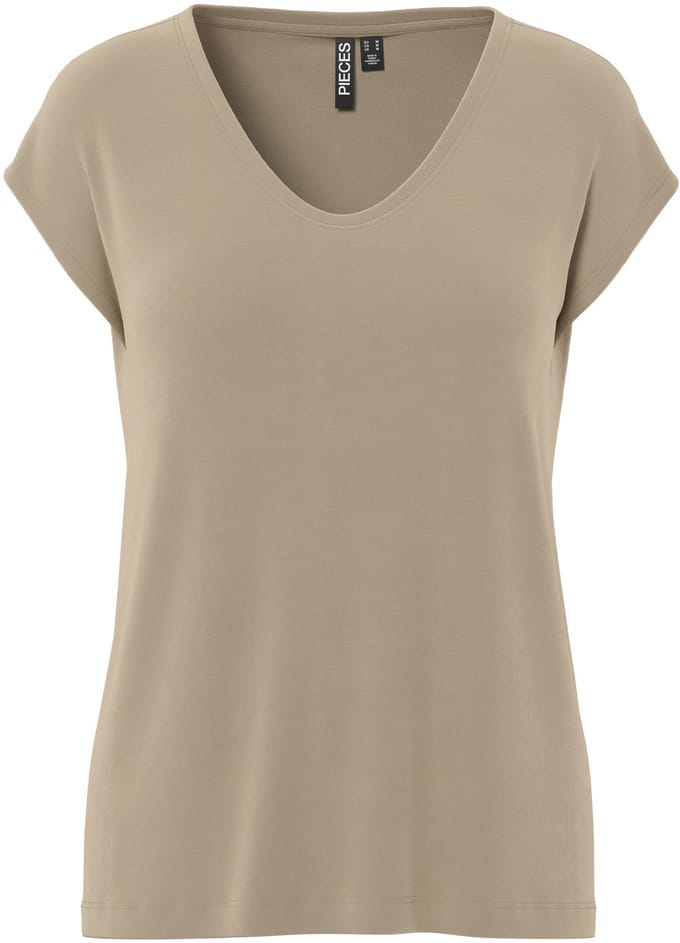 Pieces T-shirt Pckamala Tee Noos Bc 17095260 Silver Mink Dames Maat - S