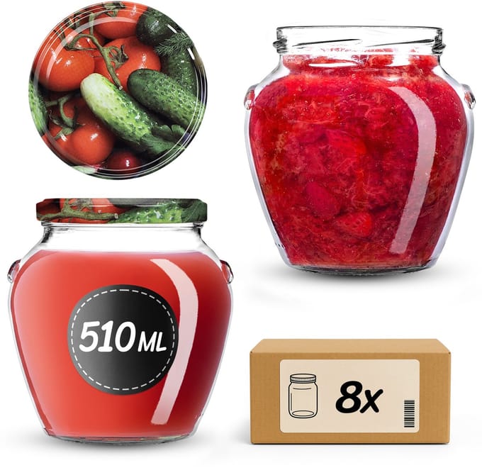 KADAX Pot Amphora fi82 510ml + deksel wz21 Groenten