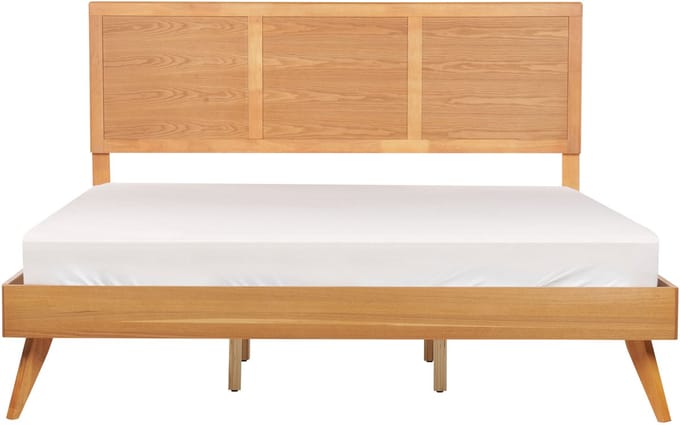 ISTRES - Tweepersoonsbed - Lichthout - 180 x 200 cm - MDF